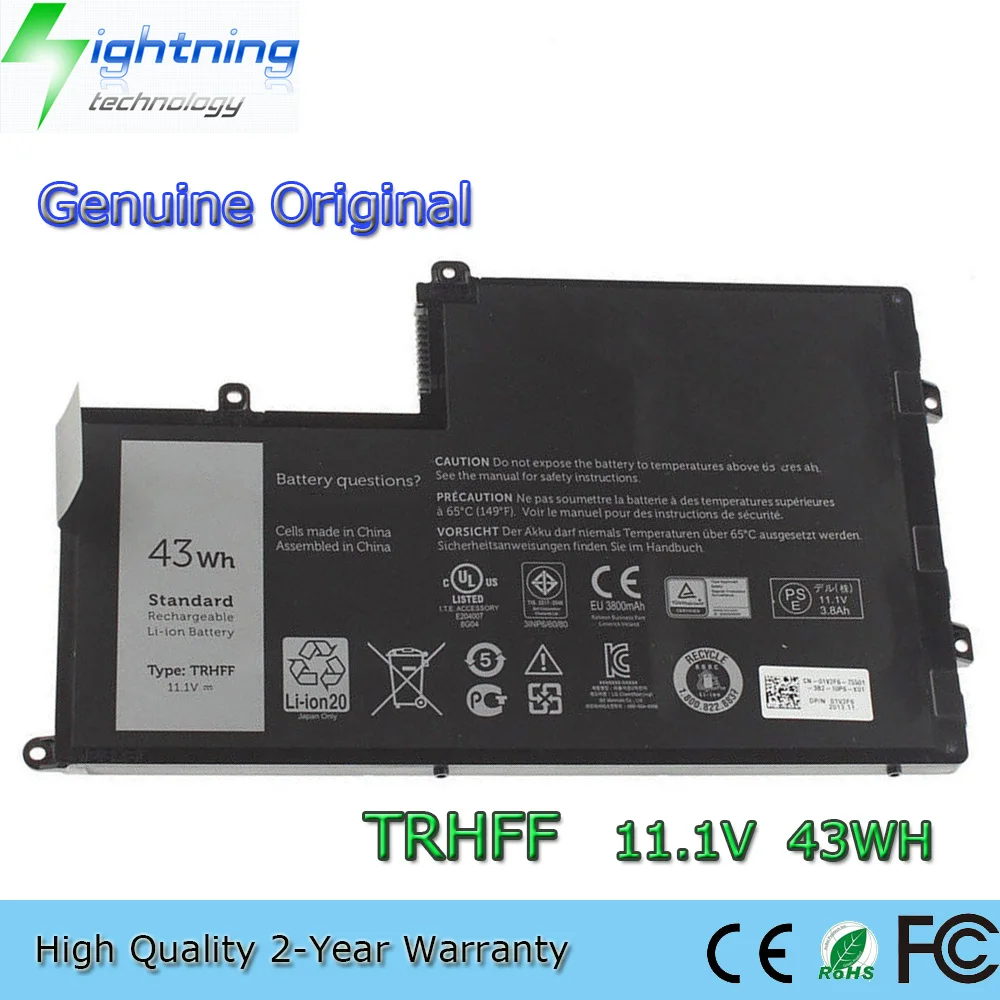 New Genuine Original TRHFF 11.1V 43Wh Laptop Battery for Dell Inspiron 15 5445 5545 5447 5547 5448 5548 Series