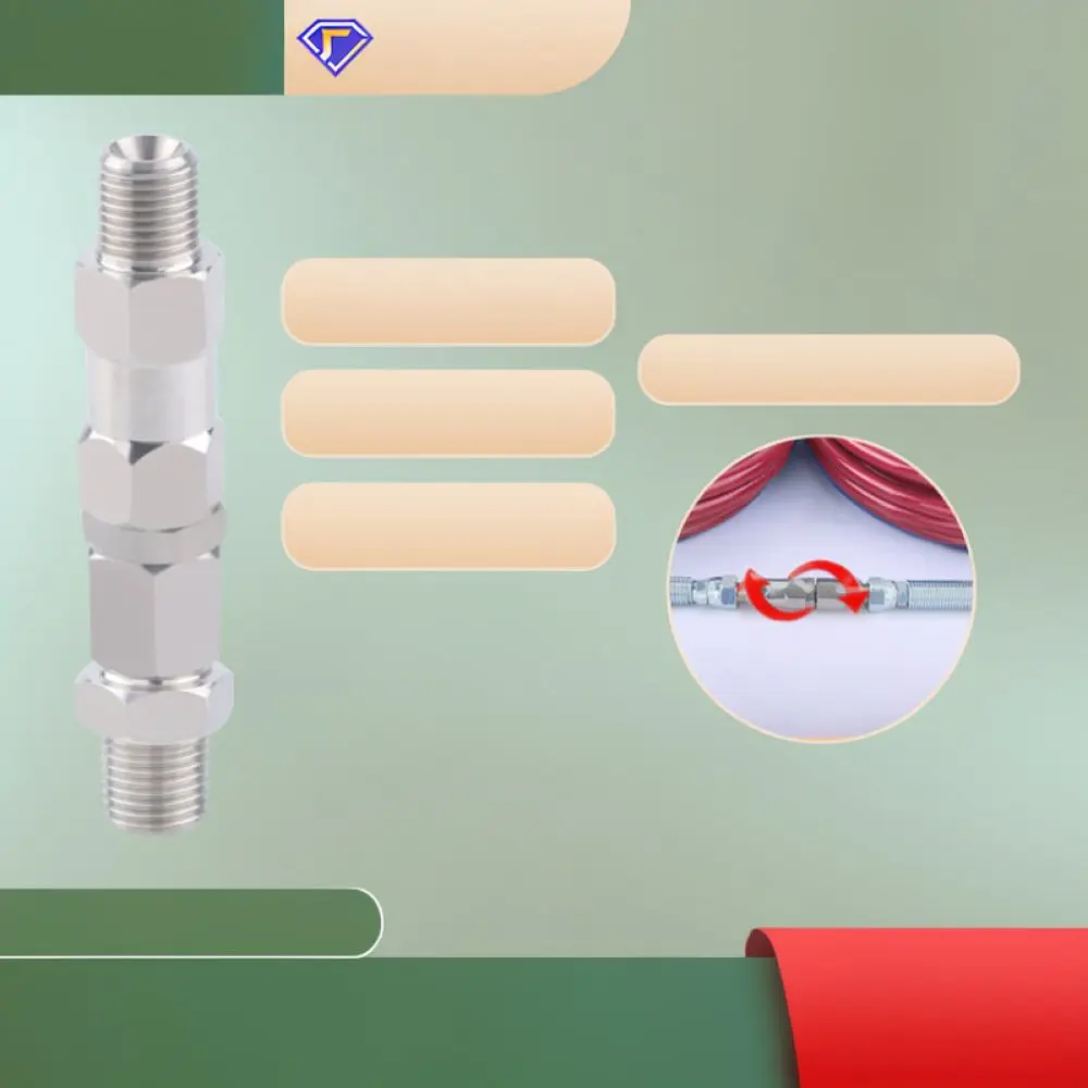 Anti Twist Airless Sprayer Swivel Joint 360 Degree Connector High Pressure Hose Coupling Paint Spraying Tool