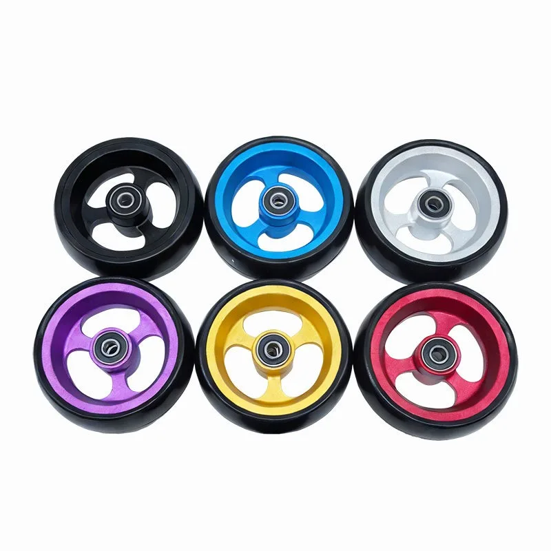 Sports wheelchair 4 inch diameter 10cm front wheel accessories universal wheel aluminum alloy high precision bearing