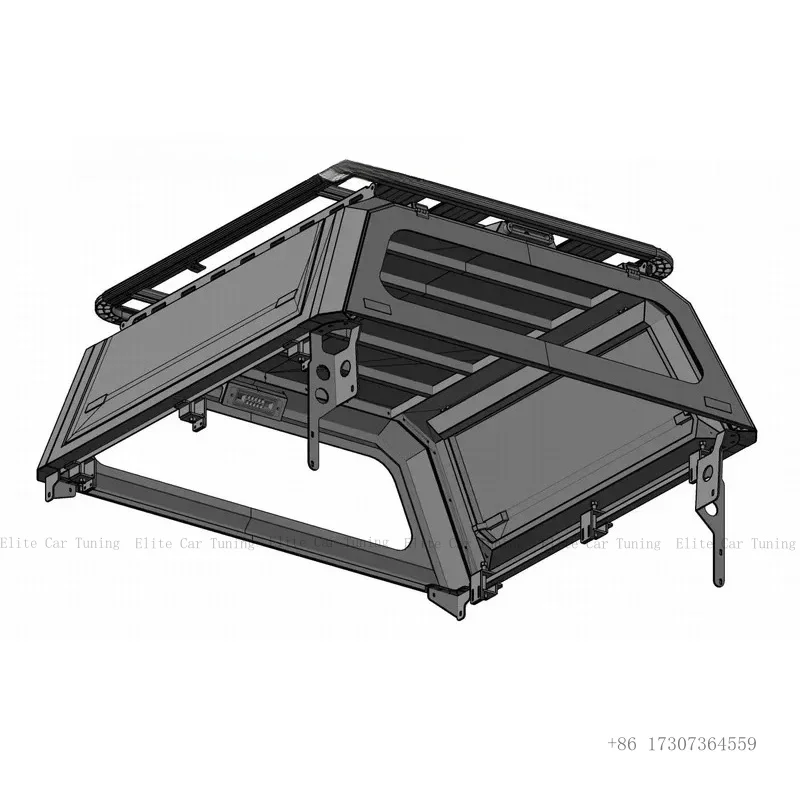 

Черный жесткий тент-кунг для грузовика, аксессуары для кемпинга