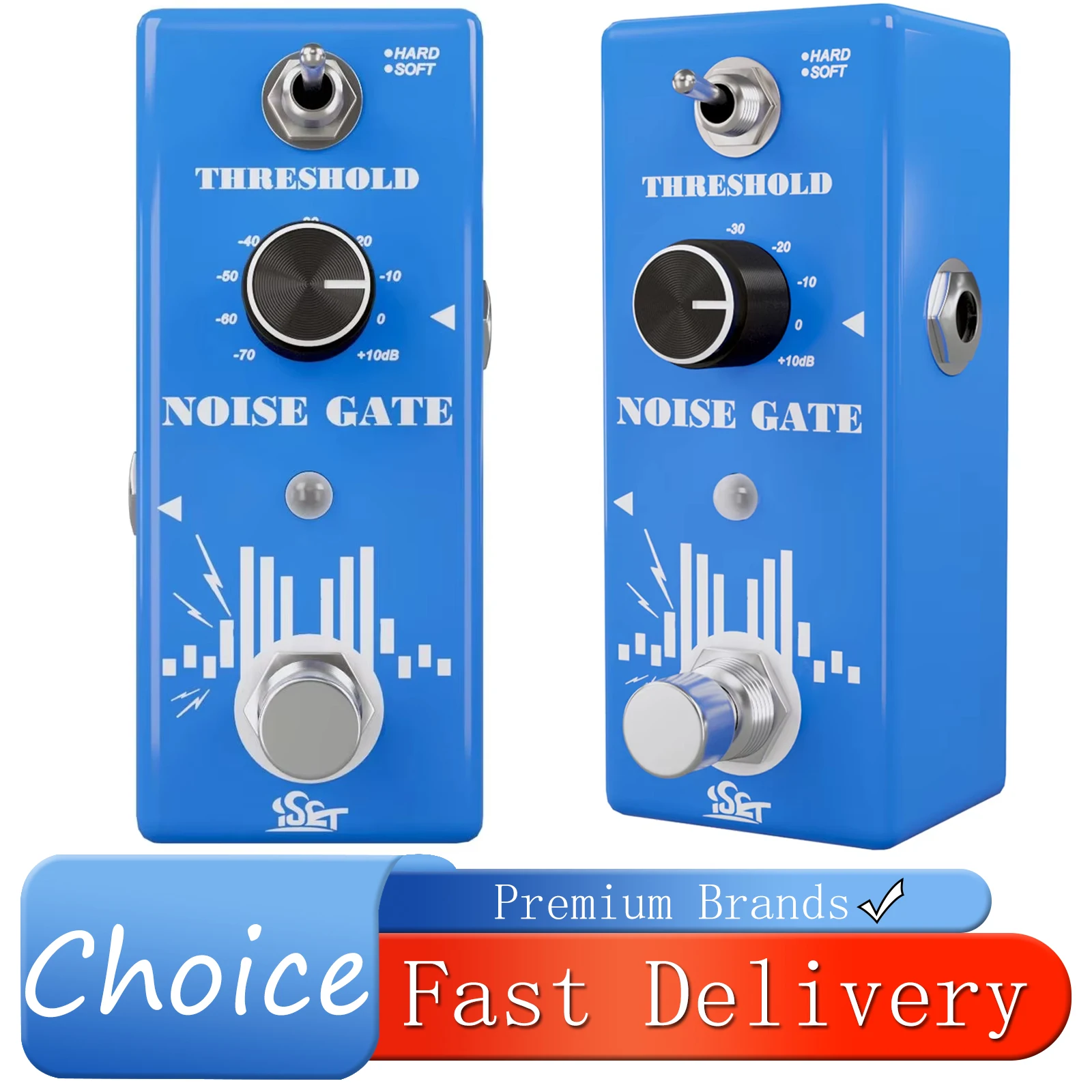 

ISET PD-1 Guitar Noise Gate Effect Pedal Noise Killer Pedal Noise Suppression Effect Hard Soft True Bypass Electric Guitar Parts