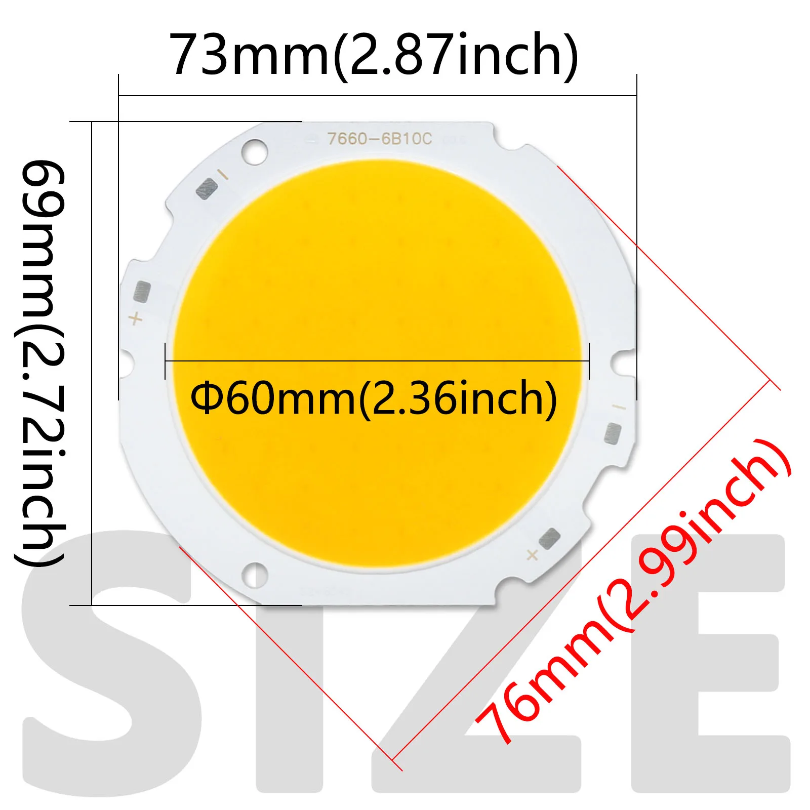 30W 50W LED Beads Integrated Surface 300mA 1500mA COB Panel Module Chip Diode 30V LED Source Chip Spotlight Downlight Lamps DIY