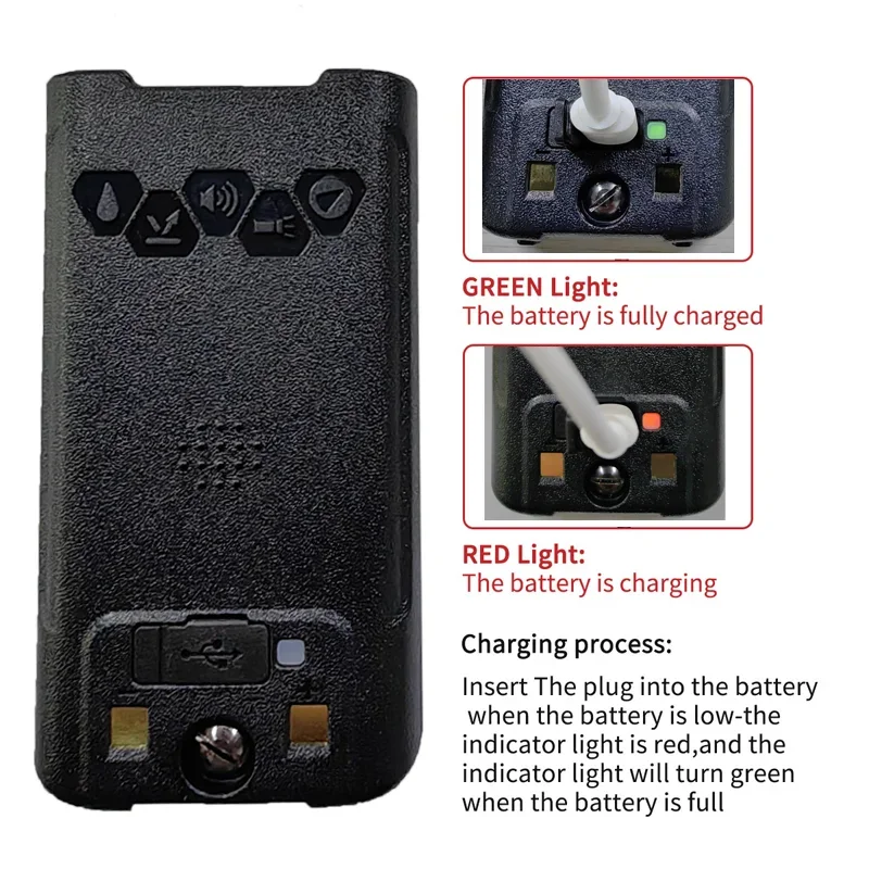 2025 Baofeng UV S22 PRO V2 IP68 Waterdicht 10 W Power Walkie Talkie Type-C Oplader FM-radio UHF VHF Lange afstand Upgrade UV-9R Plus