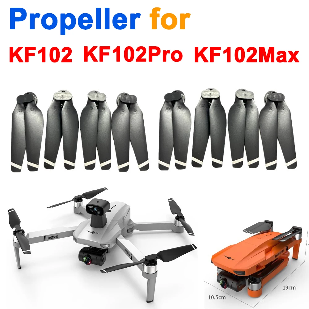 Original KF102 Propeller Props for KF102 PRO / KF102 MAX RC Drone Quadcopter Main Blade Rotor Wing Accessory 4PCS/Set