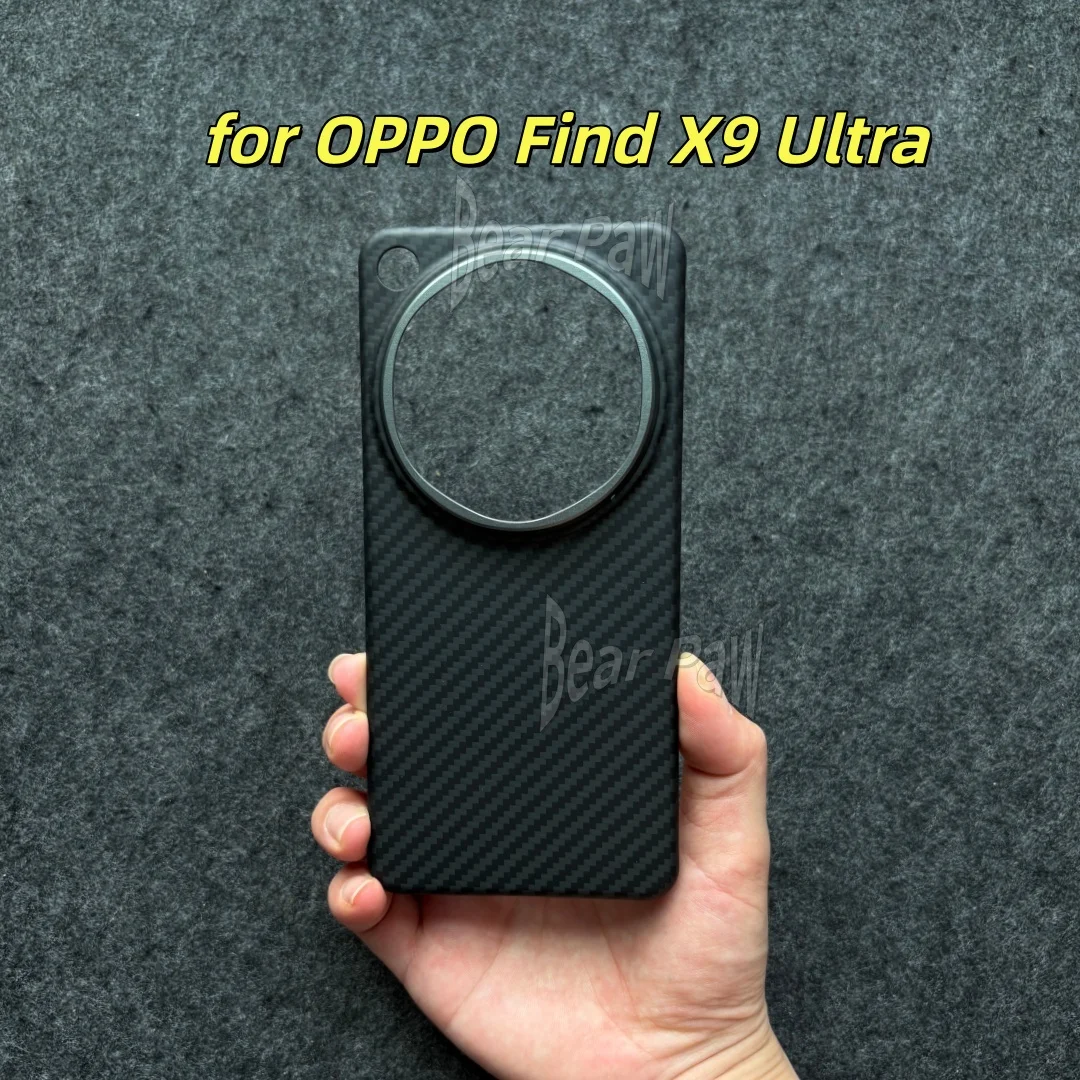 

for OPPO Find X9 Ultra /X9s Pro Case Glass Version Aramid Carbon Fiber Case for OPPO Find X9 Ultra Glass Model Carbon Fiber Case