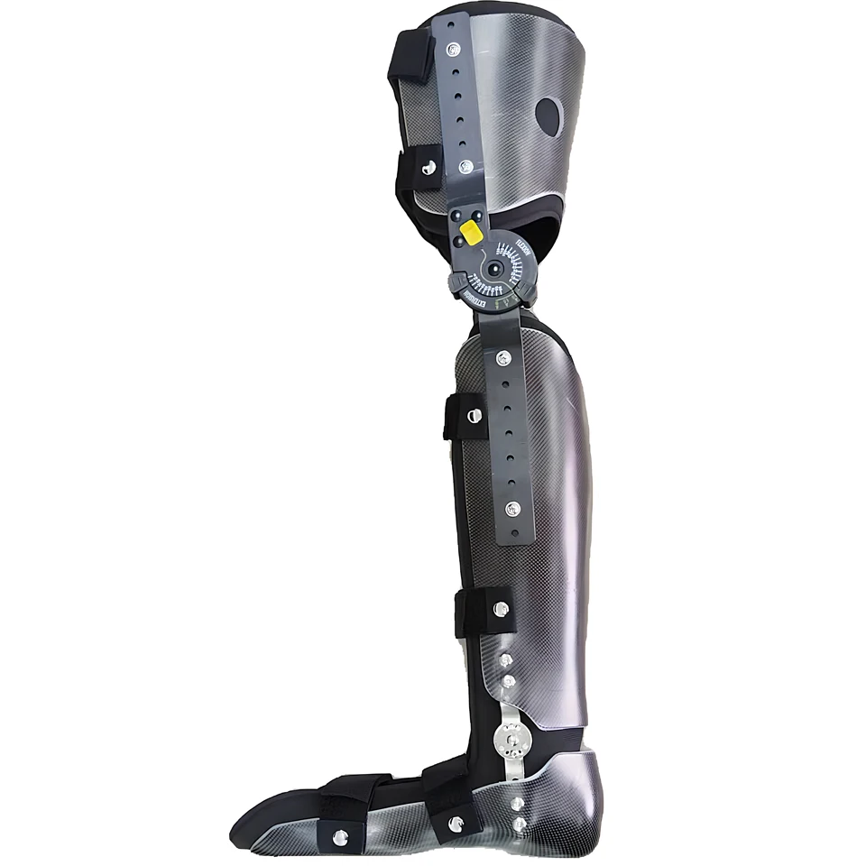

Knee Ankle Foot Support Brace Exoskeleton Orthosis Splint Lower Limb Adjustable Leg Stabilizer Fracture Rehabilitation Device