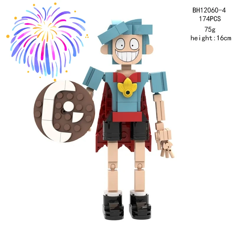 

2026 Assembly Small Particle Figurine Model Ornament Handmade Toy Releases Game Time 5 Joker Spider Building Block
