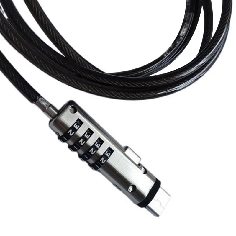 

FUFU 4X Security USB Password Anti-Theft Lock, Used For Anti Theft Function On Laptop, Tablet, Projector, TV