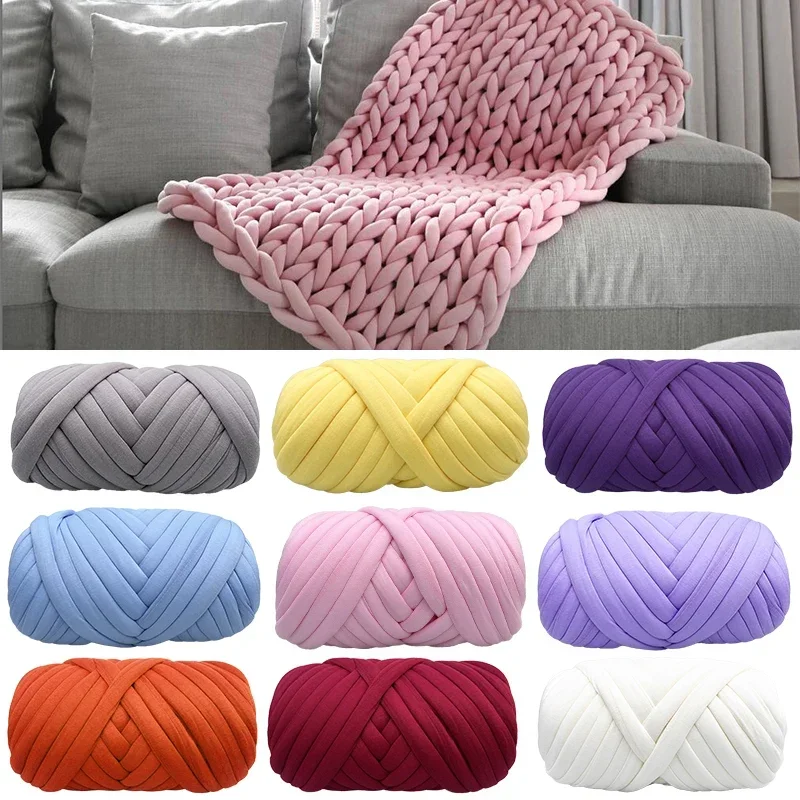 250g/Set Super Thick Soft Chunky Wool Gaint Yarn For Wintery Hat Dolls Glove Blanket At Low Price DIY Bulky Arm Knitting Roving