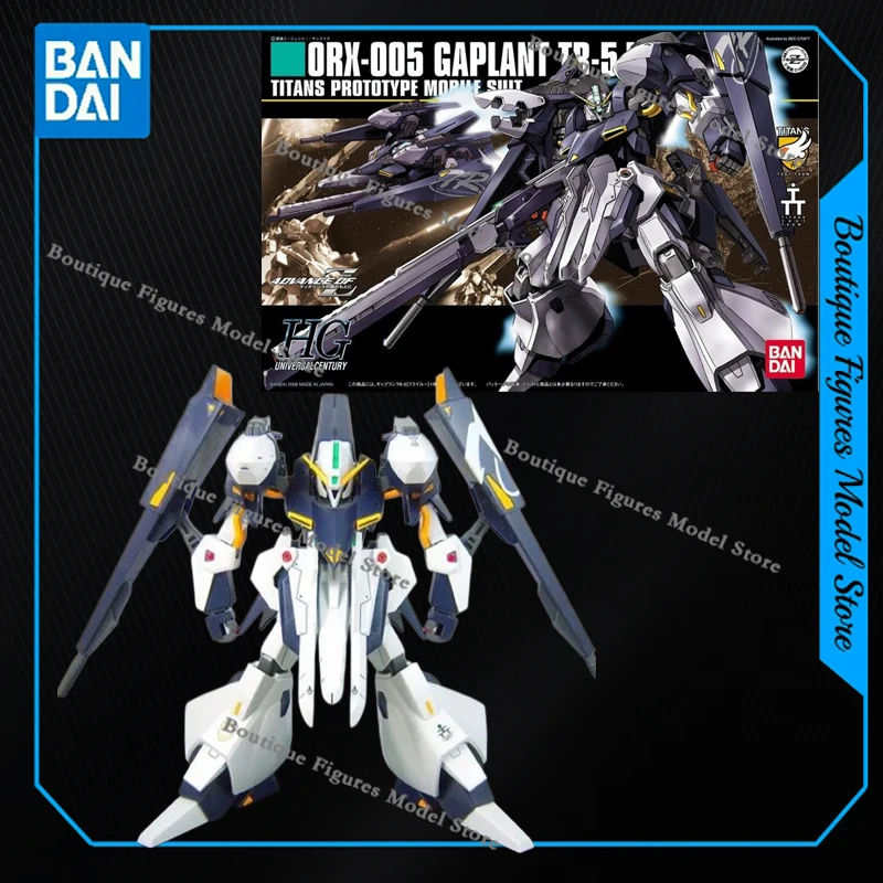 In Stock Bandai Original HG HGUC 073 1/144 GUNDAM ORX-005 GAPLANT TR-5 Hrairoo Action Anime Figures Assembly Model Ornaments