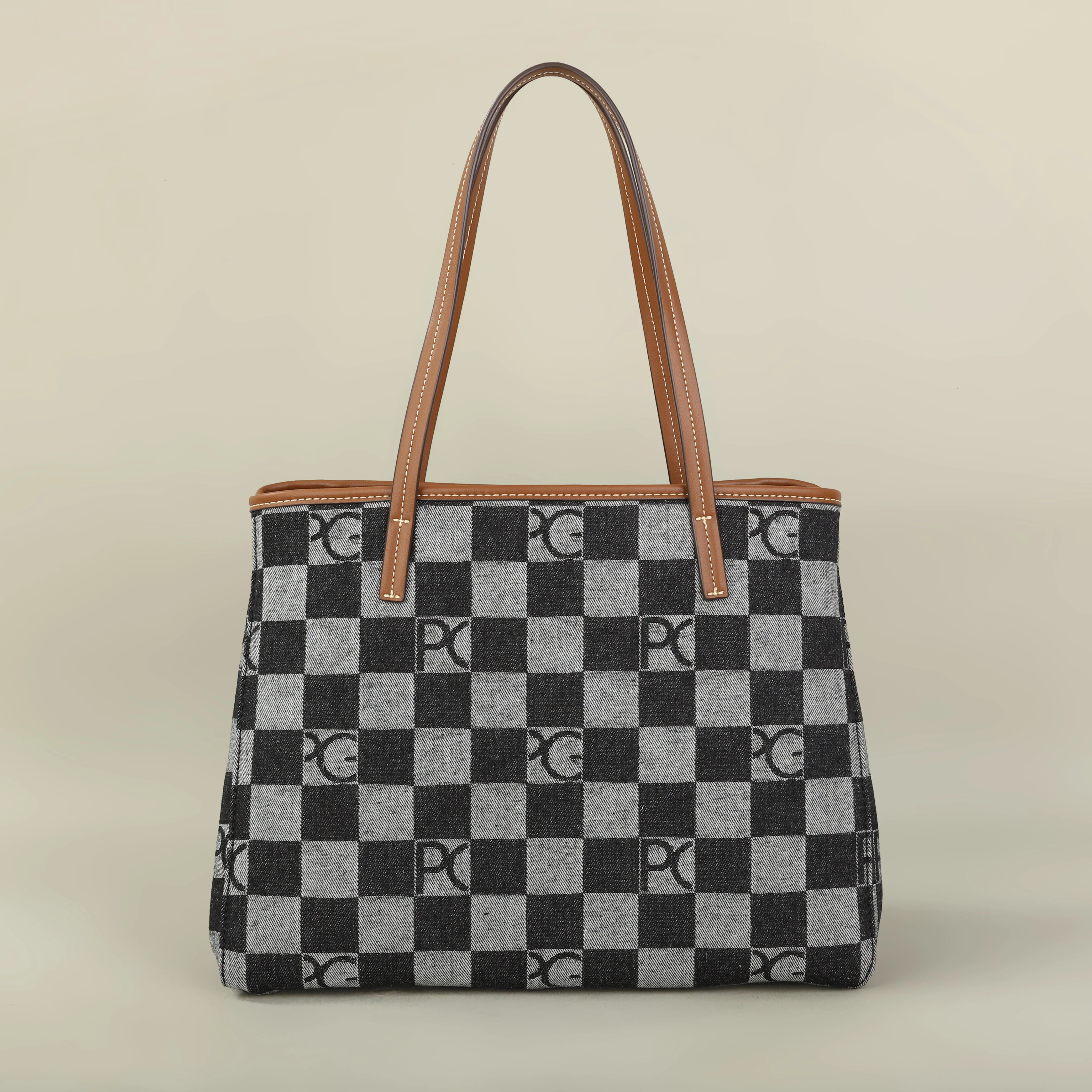 PG Lateinamerikanischer Europäischer Stil Damenhandtasche für den Alltag mit Multi-Cowboy-Splicing-Design, Modische Funktionale Große Kapazität Tragetasche – Detail 7