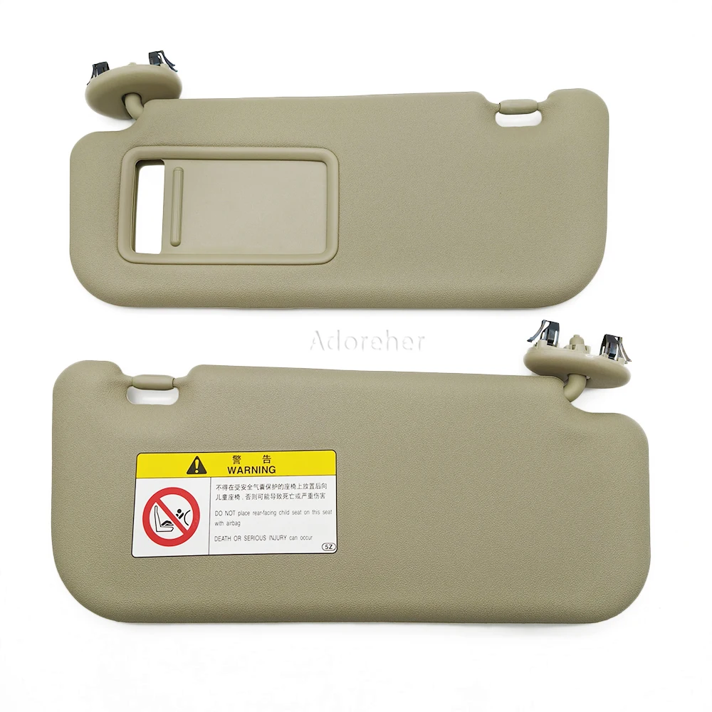 

1PC Front Right Side Car Sun Visor Without Mirror For Toyota Yaris 2008 2009 2010 2011 2012 2013 Accessories