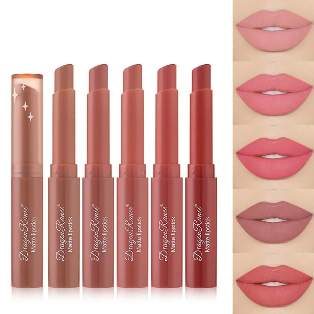 12 Colors Velvet Matte Lipstick Pencil Waterproof Long Lasting Sexy Red Lip Stick Non-Stick Cup Makeup Lip Tint Cosmetic Beauty