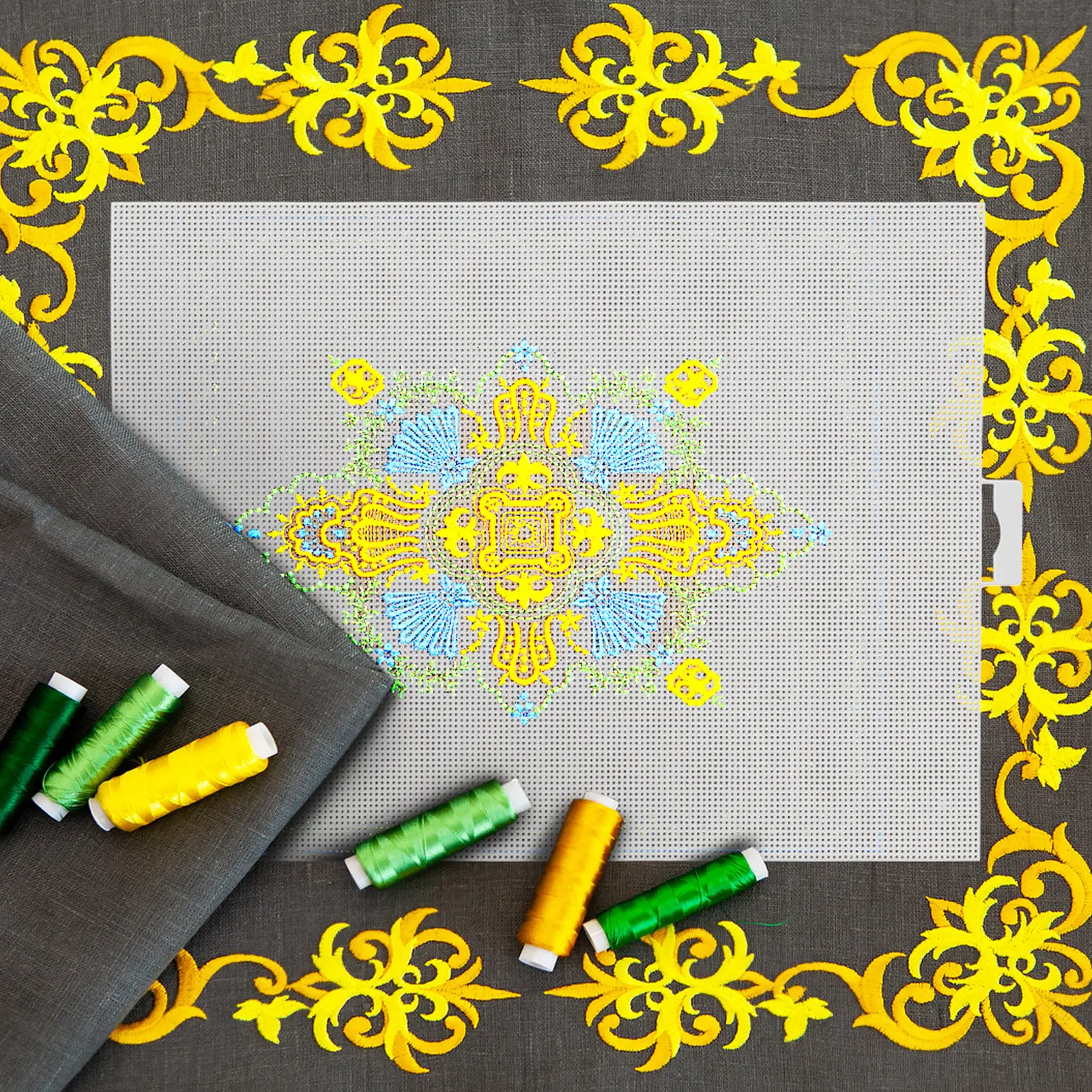 Embroidery X Stitch - 6pcs Plastic Canvas Sheets Cross Stitch
