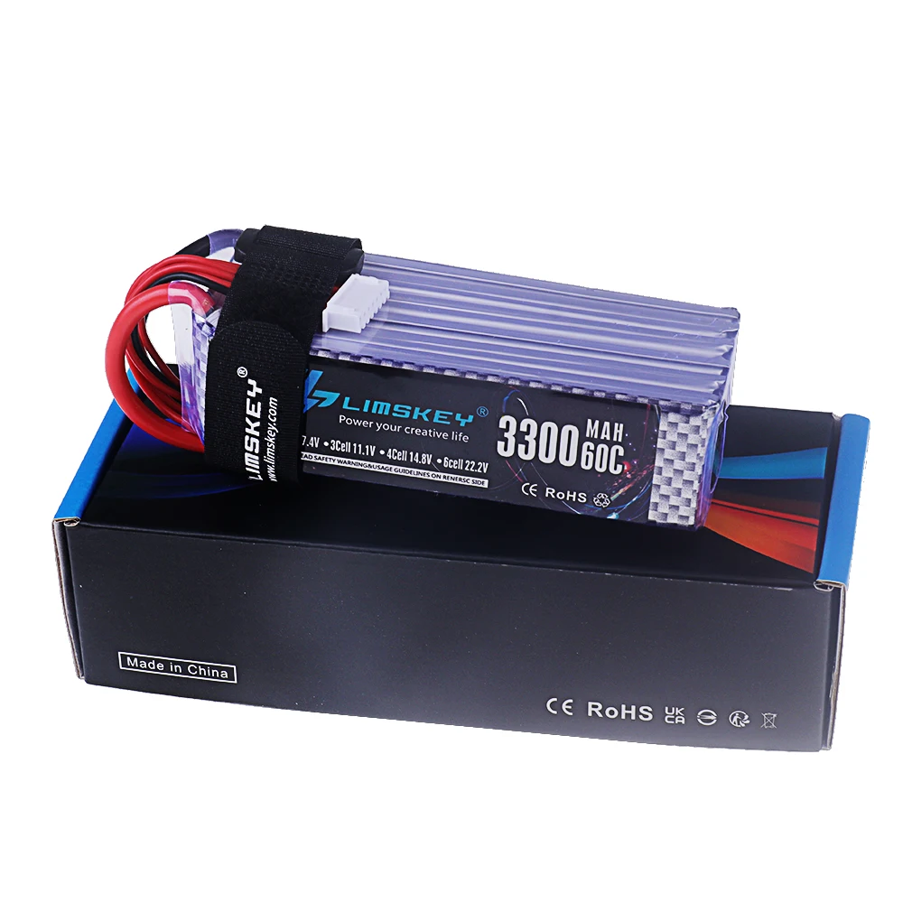 6S 22.2V 3300mAh 60C Lipo Battery with XT90 XT60 T Connector Softcase Lipo Battery for RC Car Truck Airplane FPV UAV Drone