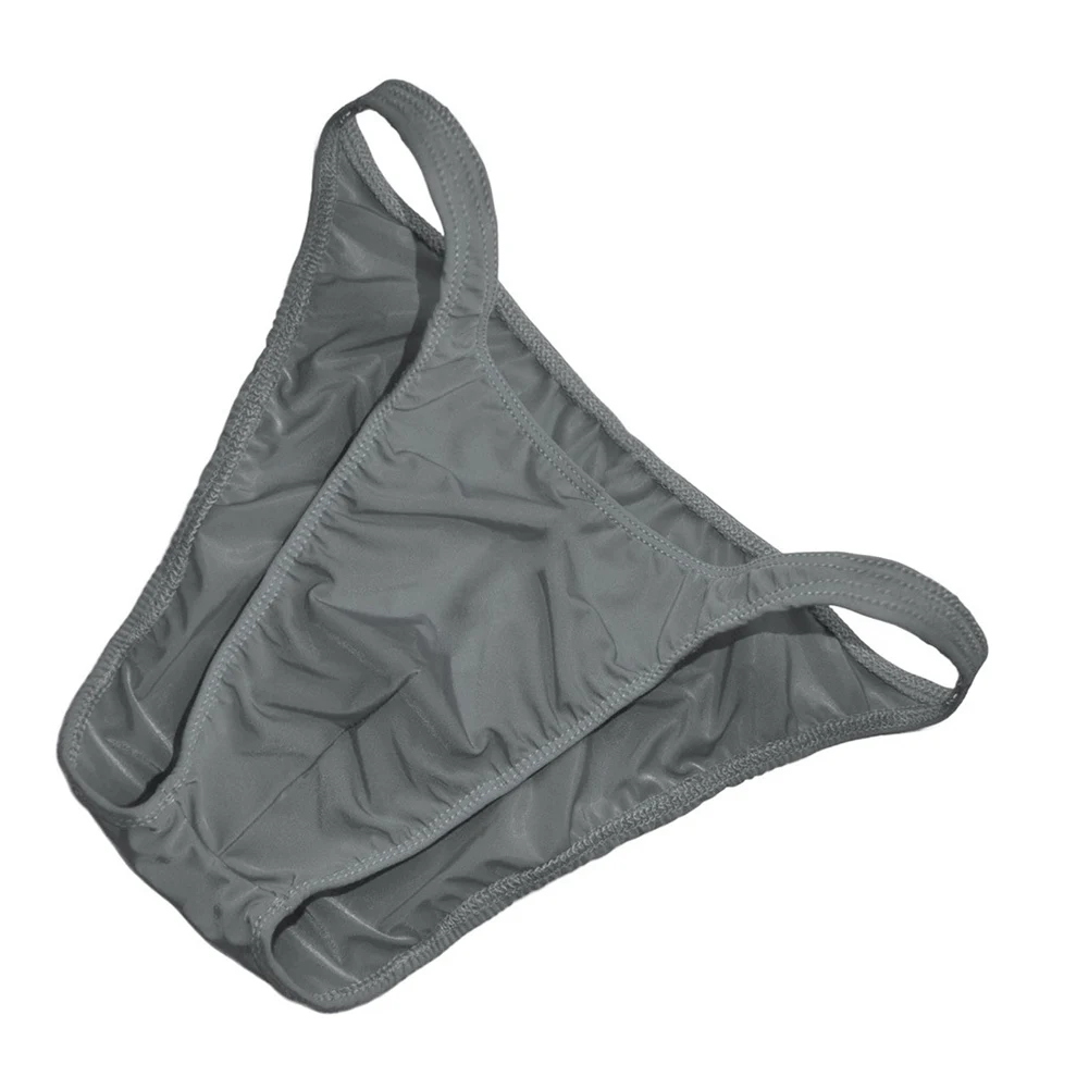 

2025 Men Solid Low Waist Thin Briefs Elastic Translucent Lingerie Summer Men's Panties Breathable Underpants Mens Sexy Underwear