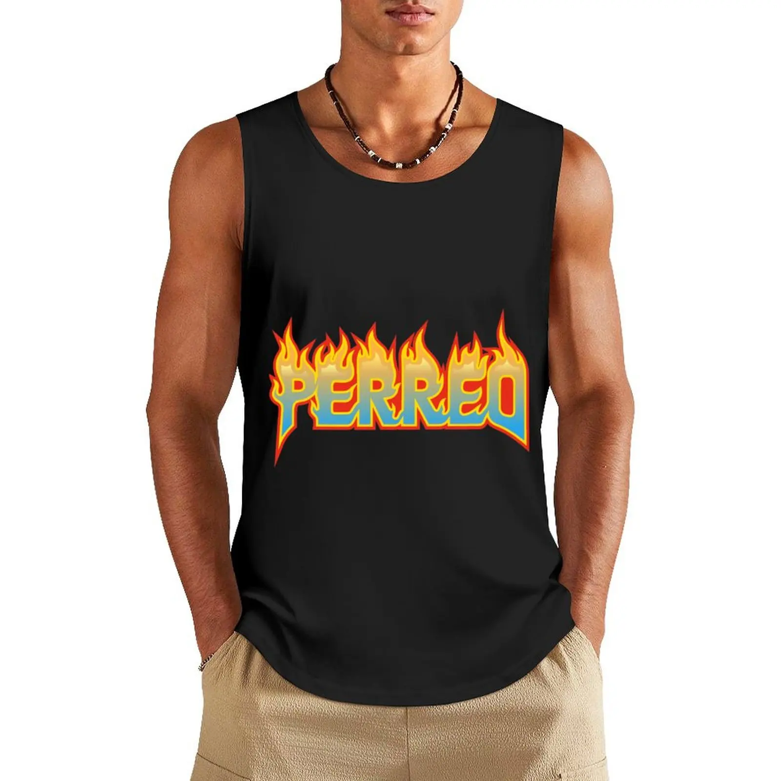 

Perreo Tank Top clothes for men gym t shirt men gym clothes men