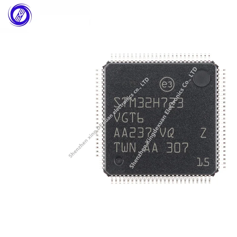 Microcontrolador original STM32H723VGT6 LQFP-100 ARM Cortex-M7 de 32 bits-MCU