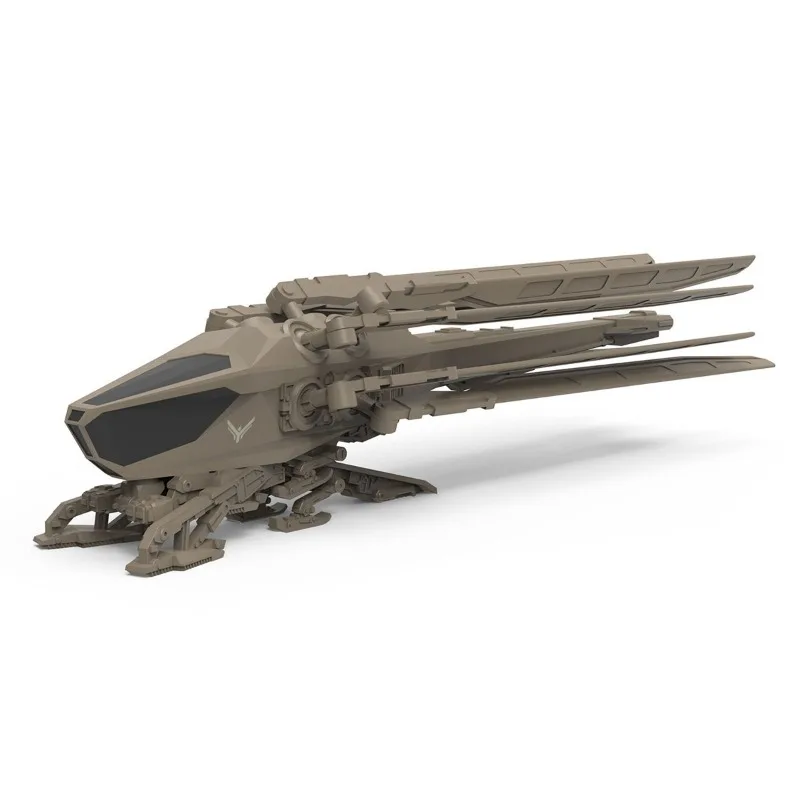 MENG MMS-011 Dune Atreides Ornithopter Plastic Model Kit Glue Free Color Separation Sci-Fi Assembly Collectible Toy
