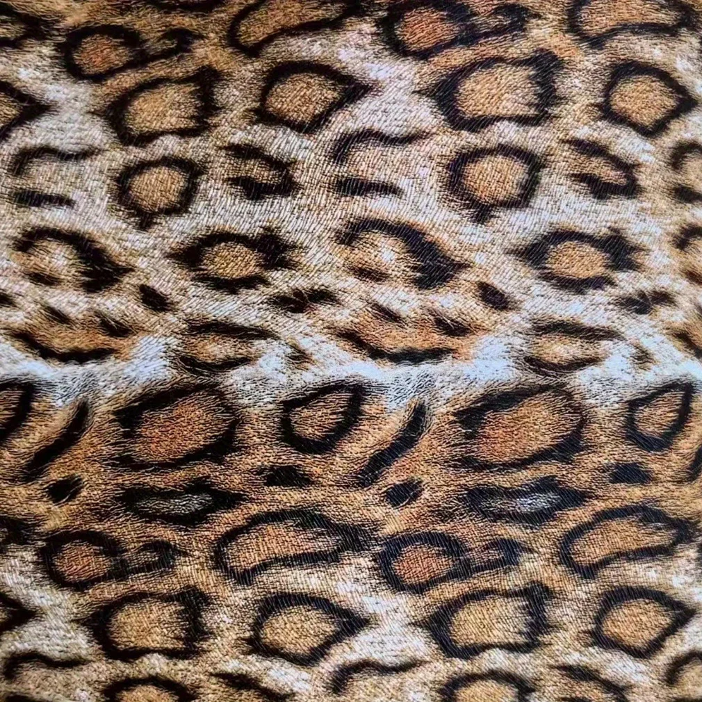 32x135cm Leopard Print Pattern Faux Leather Roll,12\