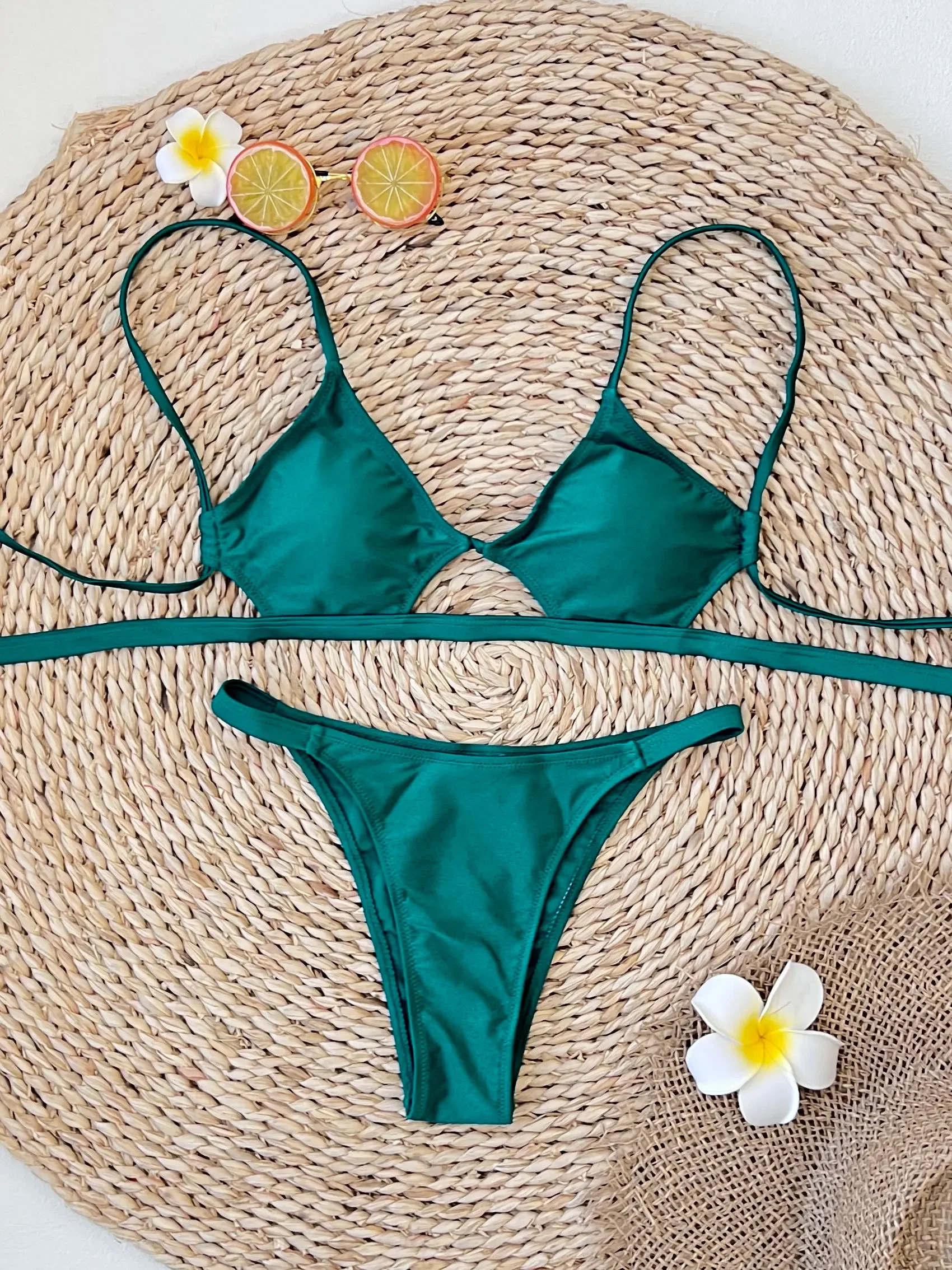 

2025 Trend Bandage Bikini Women Swimsuit Pefect For Summer Fashion Sexy Biquini Lady Beachwear Bath Suit Female Swimwear Getways