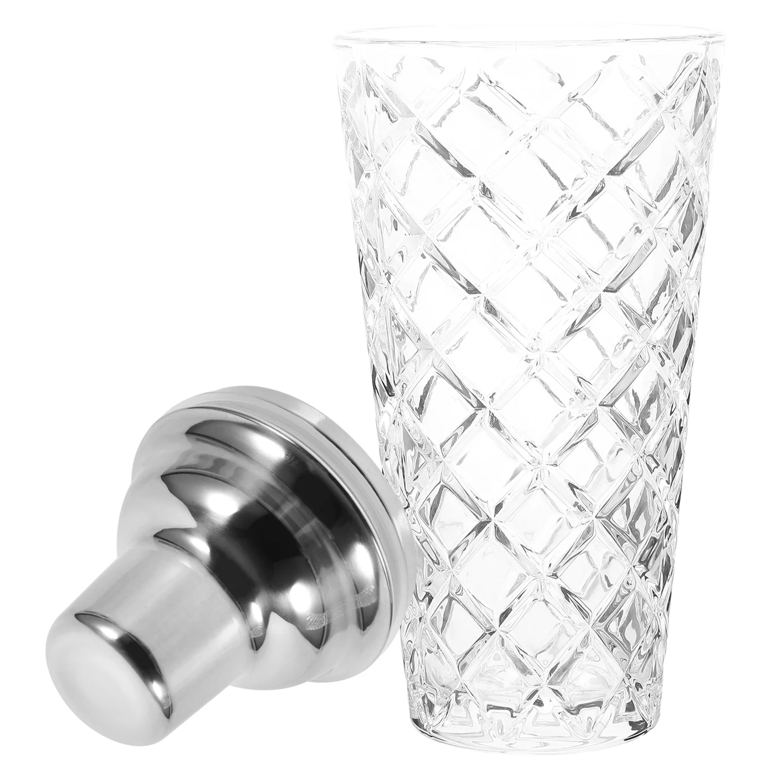 

Cocktail Shaker Vacuum Parties Making Strainer Bartending Glass for Cocktails Dressing Bottle Beverage Mixing Cup Commercial