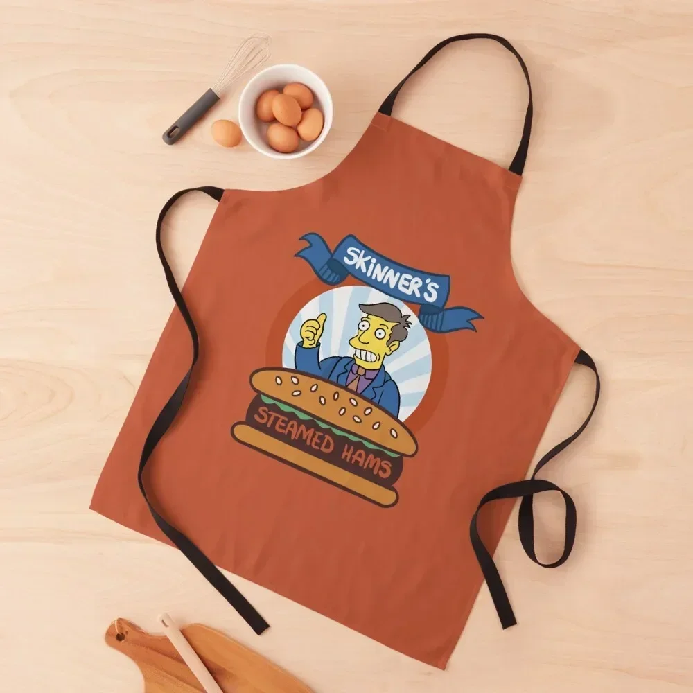 Skinner’s Steamed Hams design Apron Waterproof Kitchen Woman women's work christmas Kitchen Tools Accessories Apron