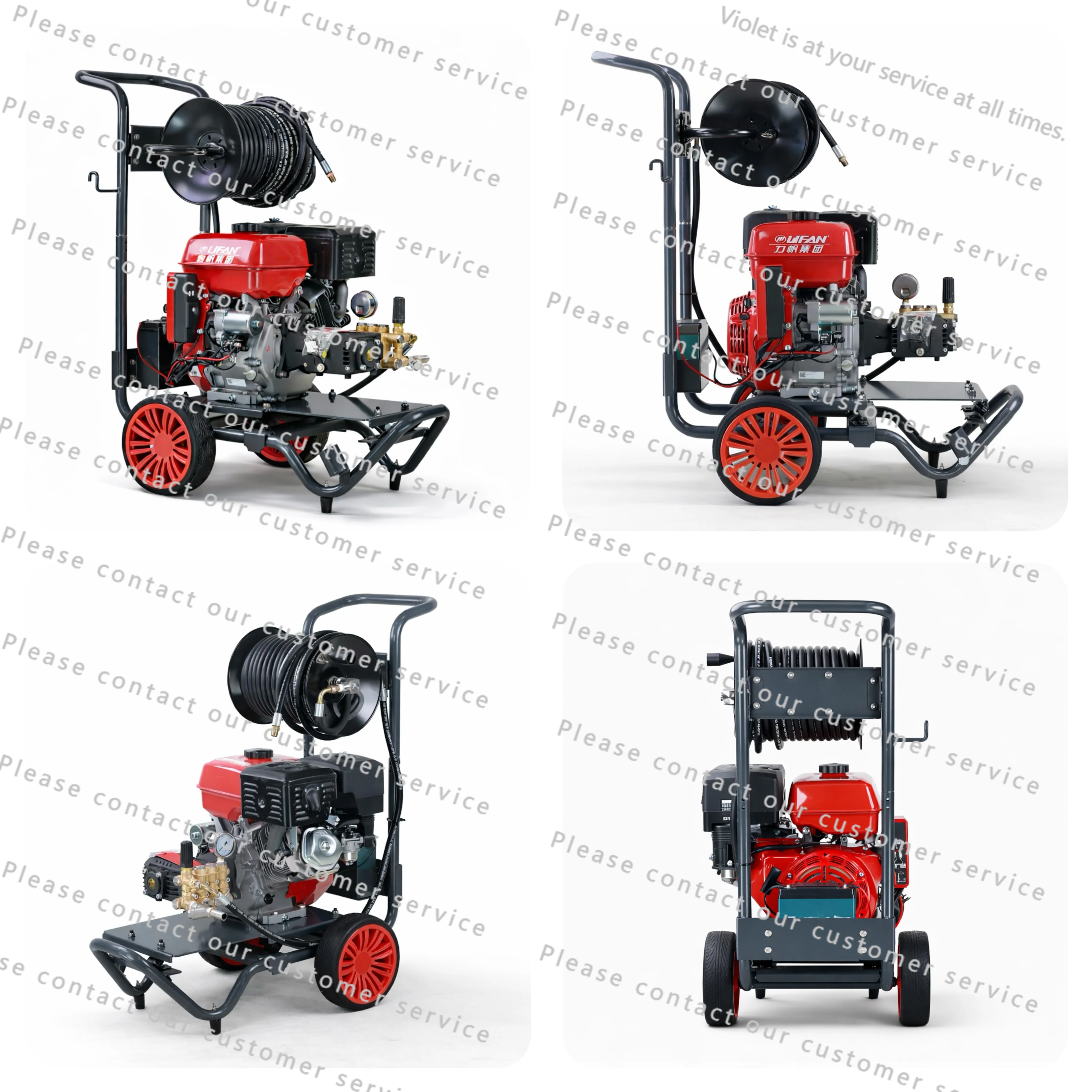 15HP 150Bar 2200psi  Hydro Jetter for Pipeline Dredging Cordless Large Area Outdoor Pavement Resort Exterior Maintenance