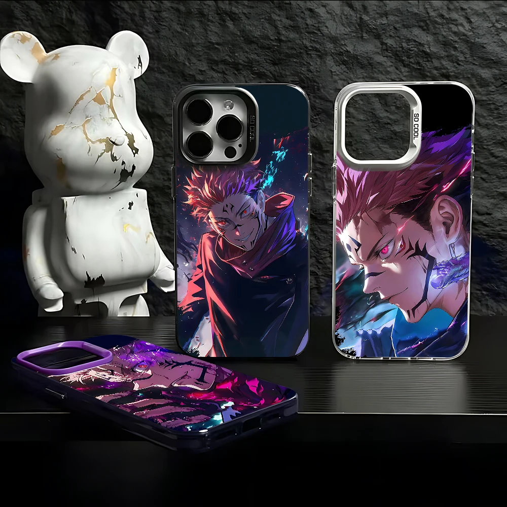 Anime Jujutsu Kaisen Phone Case For iPhone 15 14 13 12 11 Pro Max X XR XSMAX 8 7 Plus Candy Matte Shockproof Back Cover