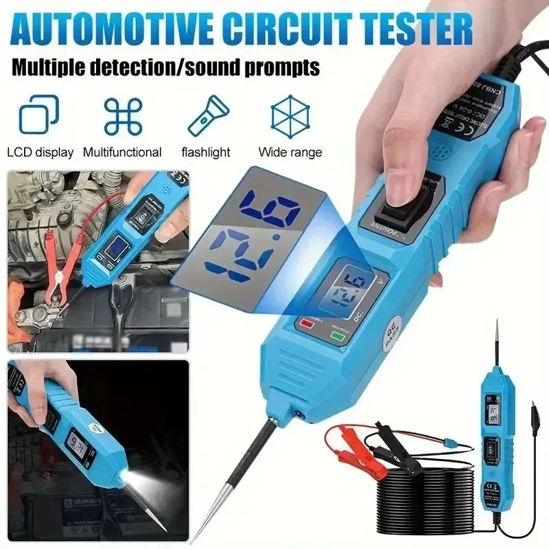 

A Set for Pro Automotive Circuit Master - 3.5-36V , Short Circuit Detector Multifunctional Drive Tester with Digital Display