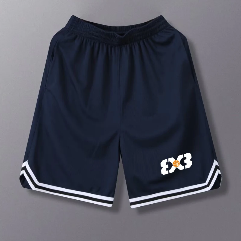 3X3 American shorts basketball men and women summer quick-drying breathable mesh running fitness exercise three-point four-point