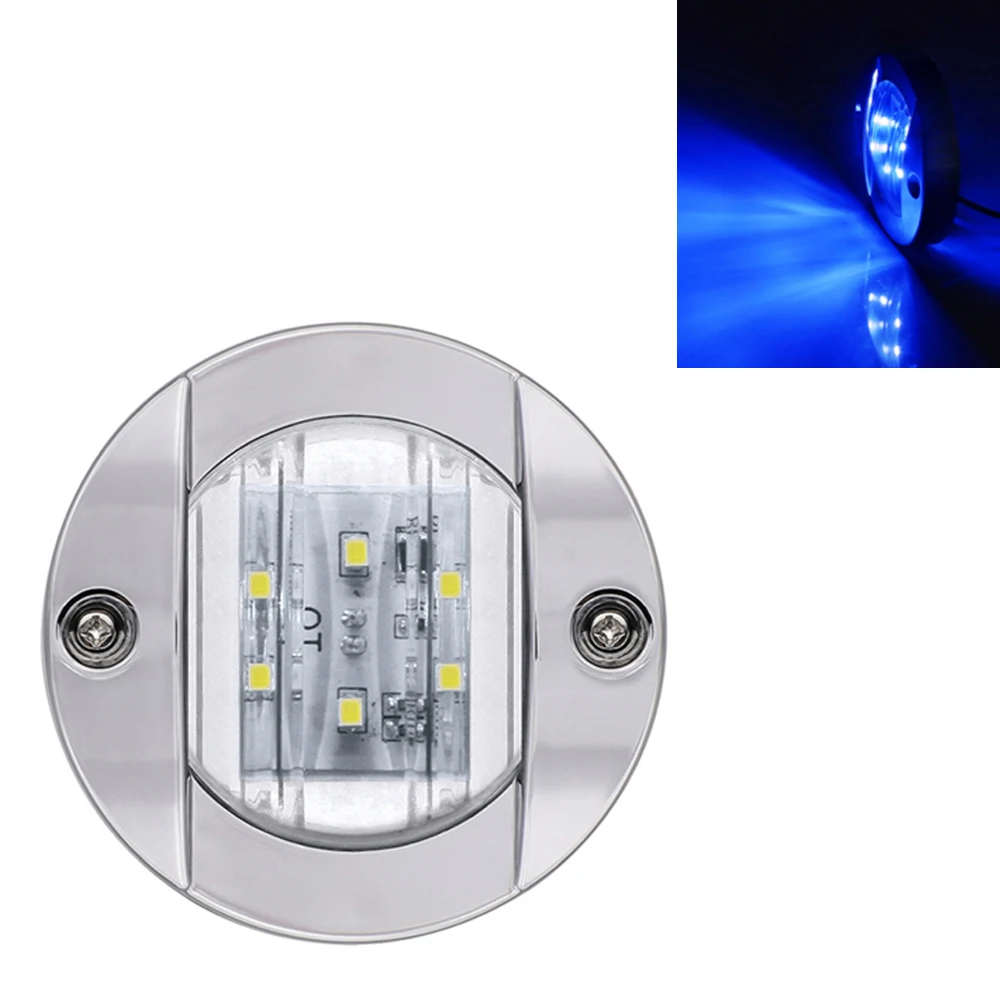 4pcs 12V LED Boat Interior Light for Boat Deck LED Transom Mount Light LED Boat Lights Universal