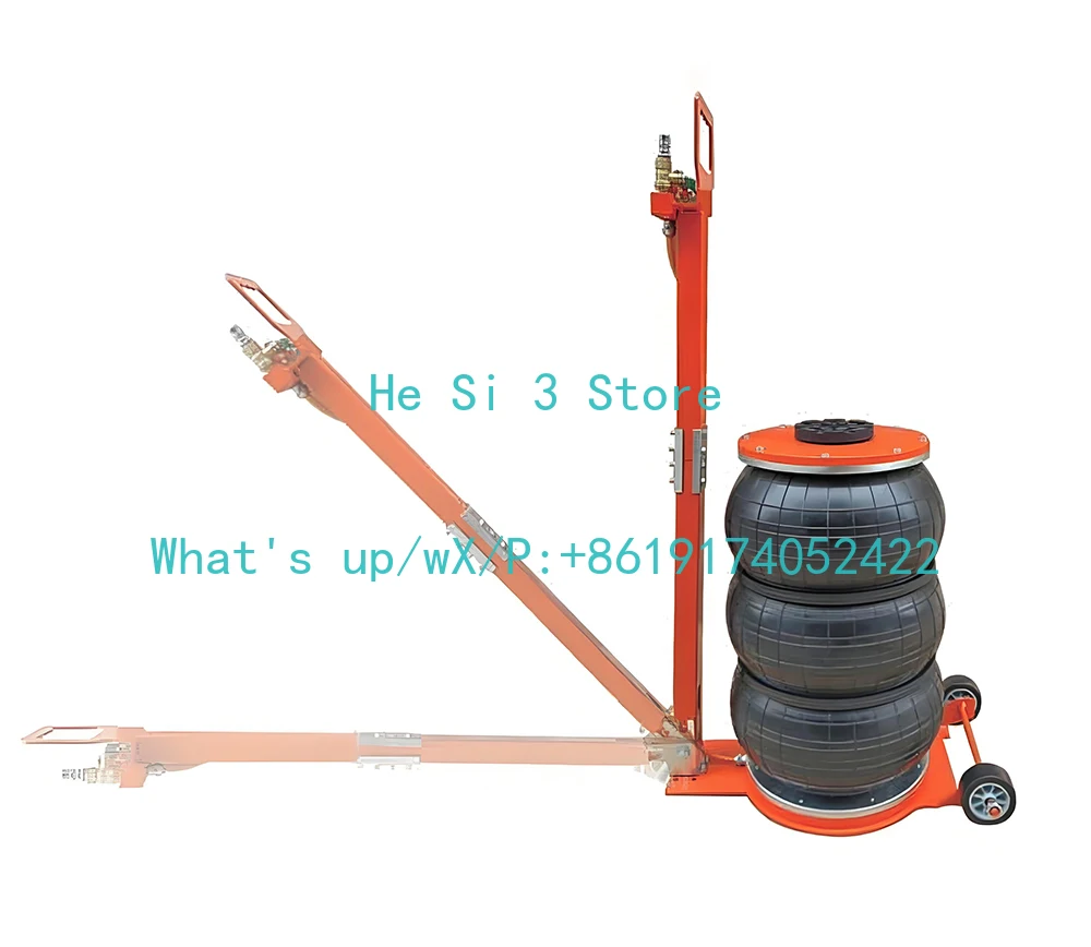 

3-Ton Pneumatic Jack Three-layer Rubber Thickened Air Bag Jack Heavy-Duty Equipment Support Tool Automotive Repair Tool