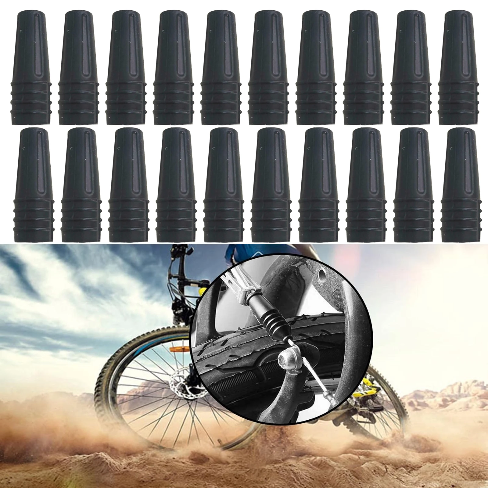 

Motorcycle, Bicycle, Mountain Bike Brake Hose Protective Cover, Dust Cover, Brake Cable Protective Cover, Black, 20 Pieces