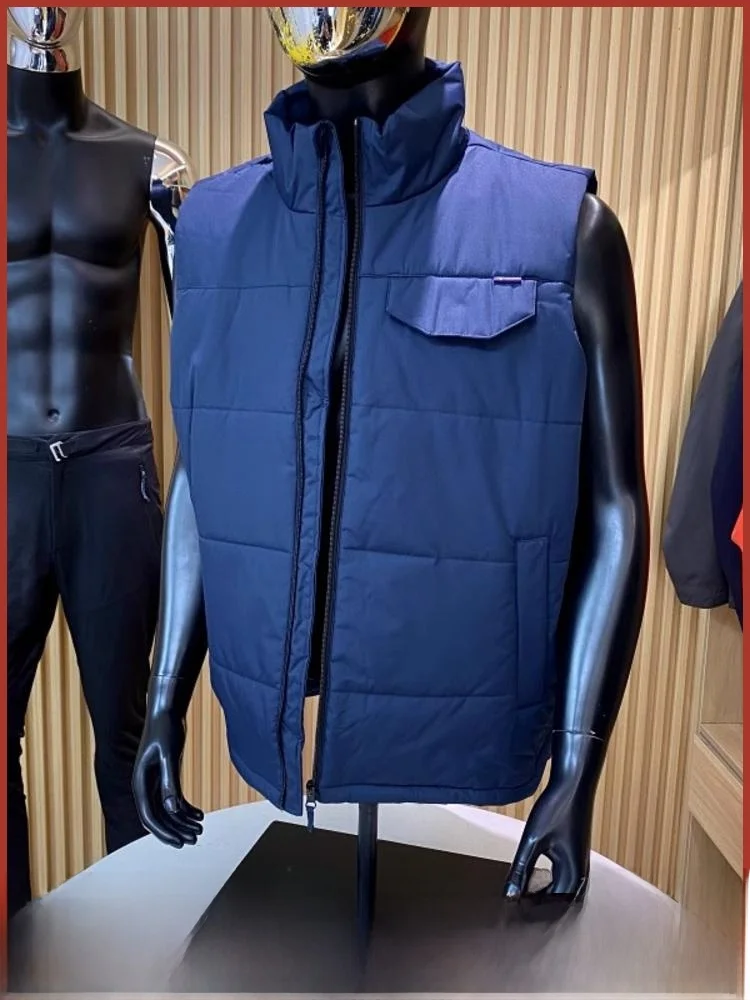 

Thiened повседневный уличный мужской жилет ветрозащитный водонепроницаемый износостойкий осенне-зимний жилет на молнии молодежная мода