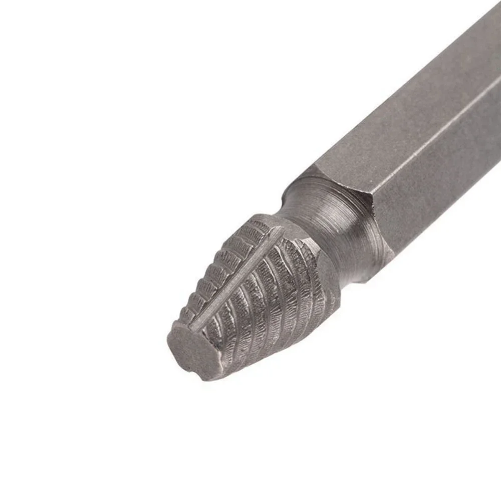 Juego de guía de brocas extractoras de tornillos, removedor de pernos dañados rotos, fácil #1 #2 #3 #4 con caja, brocas para Metal, 4 piezas