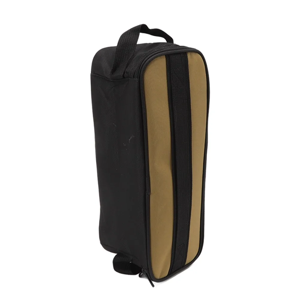 Oxford Cloth Camping Storage Bag With Reinforced Handle Double Zipper Portable Cookware Bag Camping Cooker Storage Bag