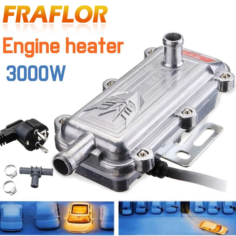 Motor Air Parking Coolant Heater Fan Heating 220V 3000W Car Engine Heater Electric Automotive Preheater Not Webasto Eberspacher
