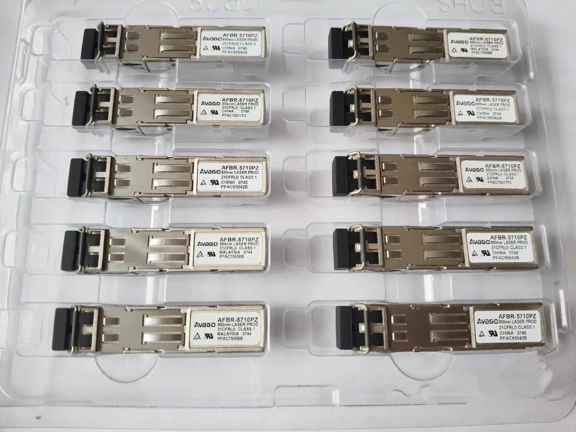 新しい-avago-125g-sfp-afbr-5710pz-125gb-850nm-ユニバーサル光ファイバーモジュール