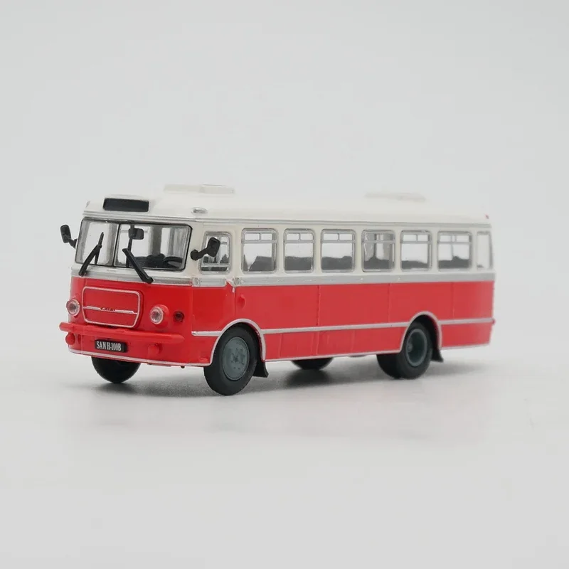 

Diecast Ixo 1:72 Scale Ist SAN H100B Polish Bus Alloy Car Model Collectible Toy Gift Souvenir Display