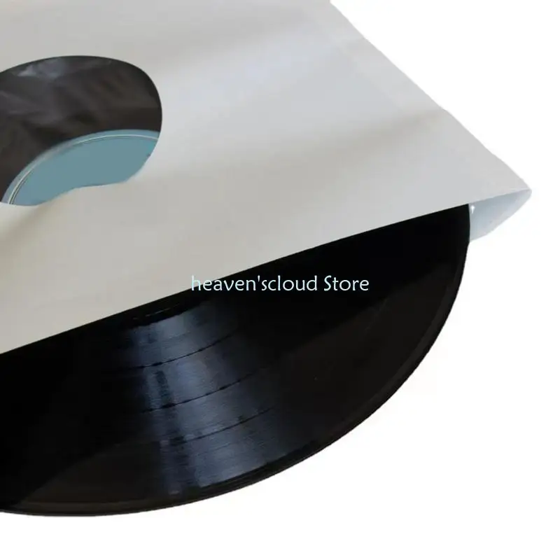 Y88B 7/10/12Inch Record Sleeves Bags Records Storage Kraft Paper Bag Set For Superior Protections And Long Time Use