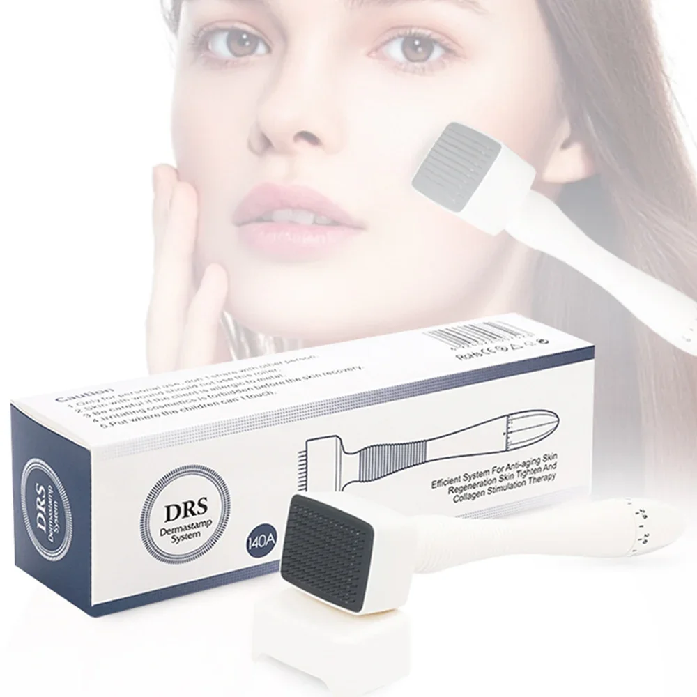 Derma Stempel Verstelbare 140a Naaldlengte Micronaaldol Roller Dermapen Anti-Aging Rimpel Haaruitval Groei Baard Therapie Schoonheid