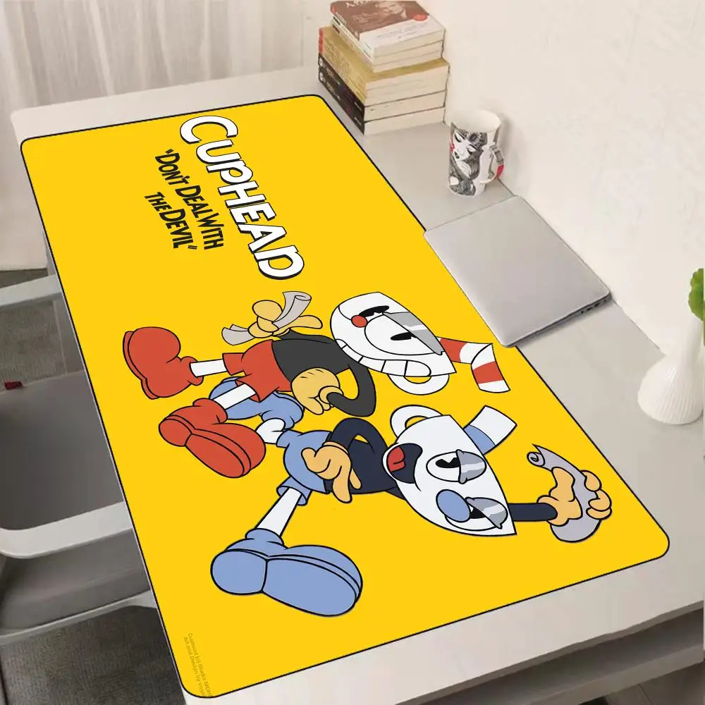 

Cuphead Mouse Pad Xxl Gaming Accessories Computer Offices Desk Mat Large Keyboard Pc Gamer 900x400 Mousepad
