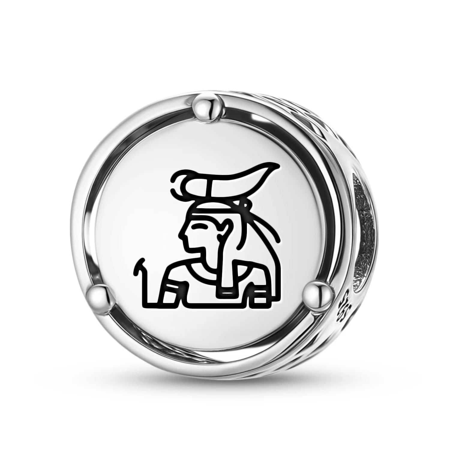 Egyptian Serket 925 Sterling Silver Symbol Charm Fit Original Bracelet Diy Jewelry Accessories Family Bead