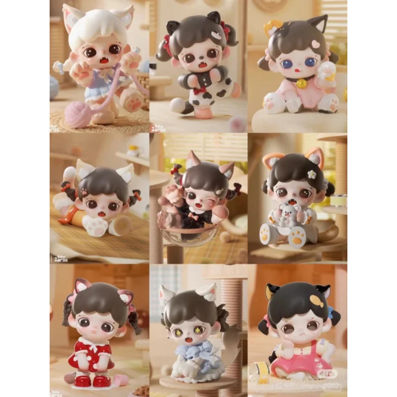 

Znyango Meow Cat Face Series слепая коробка Mystery Box милые фигурки кукол коллекция настольный орнамент модный тренд подарок