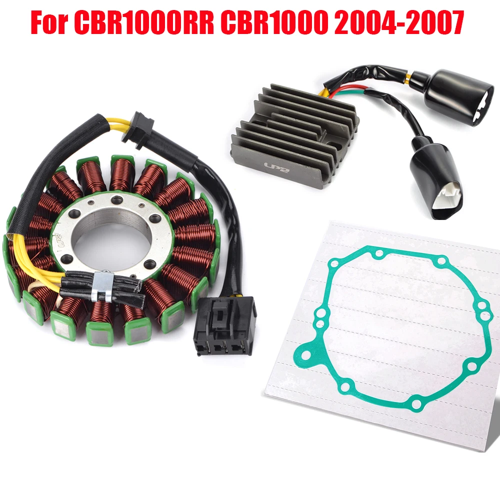 Electrical Stator Coil Regulator Rectifier For Honda CBR1000RR 2004 2005 2006 2007 Generator Stator Gasket CBR 1000 RR 1000RR