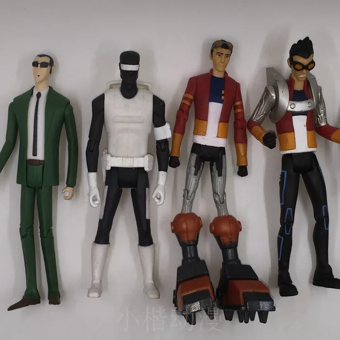 Mattel Comic Hero 10cm Action Doll Generator Rex 5 Sets of Dolls Hand-held Collection Desktop Ornaments