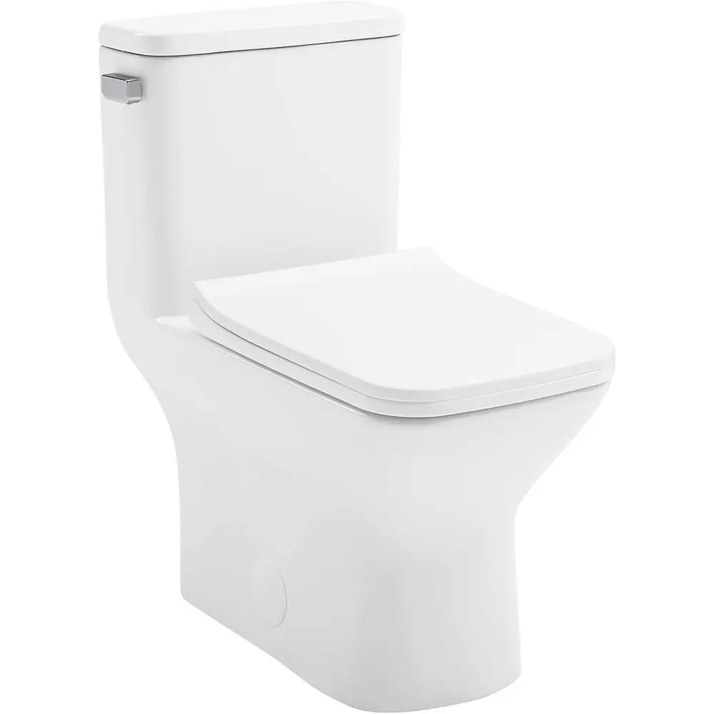 

Carre One-Piece Square Toilet Let Side lush Handle Toilet 1.28 gp