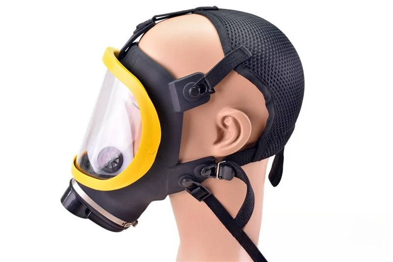 Long tube respirator, electric mask, spray paint anti-oil fume chemical dust protective mask, rechargeable