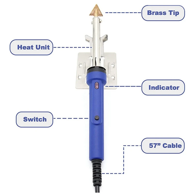 Plastic Welding Kit With Rod, Reinforced Mesh, Hot Iron Frame And Wire Brush, Suitable For Manual Surface Repair